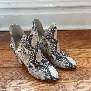 Steve Madden Snake Print Bootie